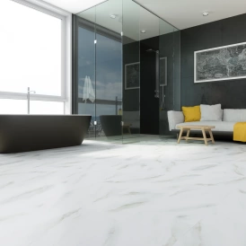 Кварцвинил Fargo Белый Мрамор 6089-1