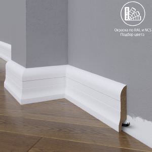 Плинтус Astra Decor МДФ 01-100-18 Выкрас по RAL/NCS