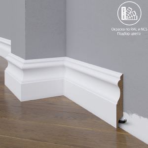 Плинтус Astra Decor МДФ 03-150-18 Выкрас по RAL/NCS