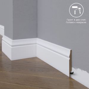 Плинтус Astra Decor МДФ 04-054-12 Грунт