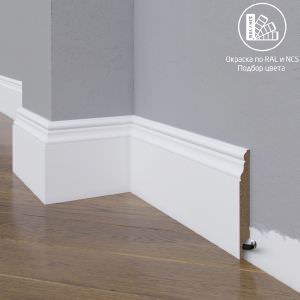 Плинтус Astra Decor МДФ 05-072-12 Выкрас по RAL/NCS