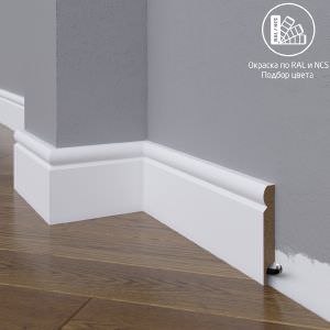 Плинтус Astra Decor МДФ 06-136-12 Выкрас по RAL/NCS