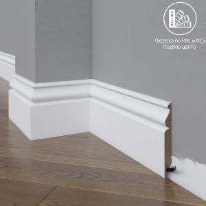 Плинтус Astra Decor МДФ 11-072-12 Выкрас по RAL/NCS