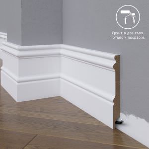 Плинтус Astra Decor МДФ 17-185-18 Грунт