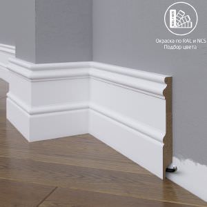 Плинтус Astra Decor МДФ 17-150-22 Выкрас по RAL/NCS