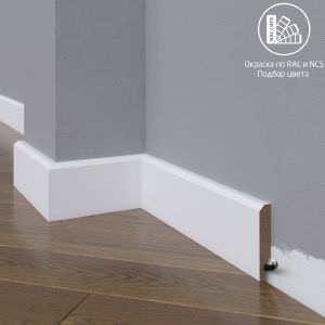 Плинтус Astra Decor МДФ 19-136-12 Выкрас по RAL/NCS
