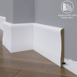Плинтус Astra Decor МДФ 23-136-16 Выкрас по RAL/NCS