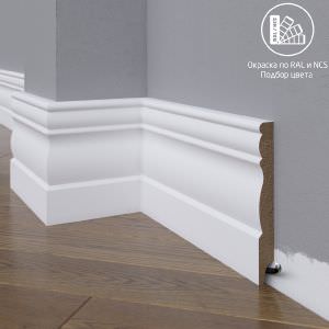 Плинтус Astra Decor МДФ 24-150-16 Выкрас по RAL/NCS
