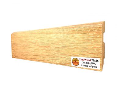 Плинтус FineTeck 3 + Дуб Сондерс (Oak Sonders) Прямой