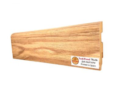 Плинтус FineTeck 4 + Дуб Калгари (Oak Calgary) Прямой