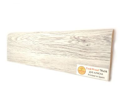 Плинтус FineTeck 41 + Дуб Аляска (Oak Alaska) Прямой