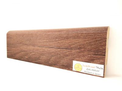 Плинтус FineTeck 52 + Дуб Амбар (Oak Barn) Прямой