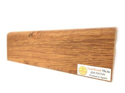 Плинтус FineTeck 57 + Дуб Рустик (Oak Rustic) Прямой