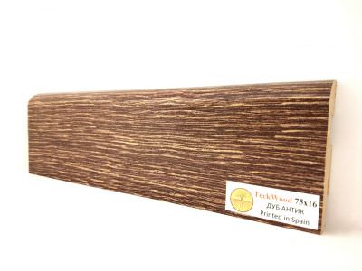 Плинтус FineTeck 64 Дуб Антик (Oak Antiq) Прямой