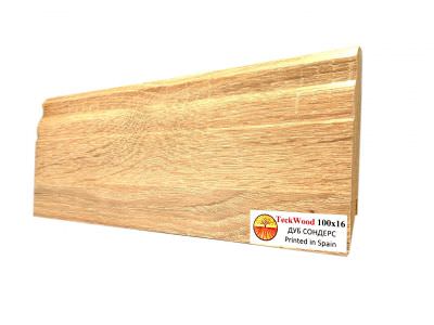 Плинтус FineTeck 3 + Дуб Сондерс (Oak Sonders) Фигурный