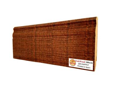 Плинтус FineTeck 8 + Дуб Баррел (Oak Barrel) Фигурный