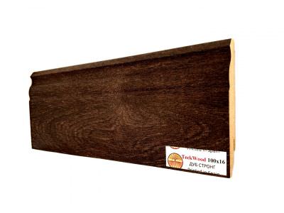 Плинтус FineTeck 14 + Дуб Стронг (Oak Strong) Фигурный